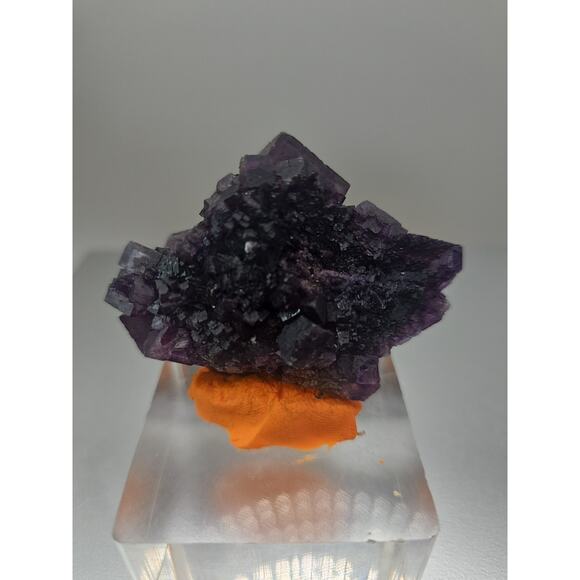 Fluorite crystal quartz cluster 2.5oz - Picture 8 of 15